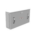 Milbank BC234 400 Ampere 3 Phase 600 Volt 28in-15in-6in Painted Steel Lift Off Screw Front 1 Lug Per Landing - 4-600kcmil 2 Lugs Per Landing - 6-250kcmil 42k Ampere Interrupting Capacity
