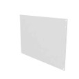 Milbank A-1612SBP Back Panel Non UL Listed 16x12 Small Hinge Cover White Steel