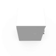 Milbank 684-TC3R 8x4X6 Hinge Cover Type 3R UL Listed Steel Knockouts ANSI 61 Gray Back Panel Weld Studs Drip Shield Emboss Mounting Holes In Back Padlocking Draw Latch Quad D Knockout For Lock