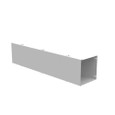 Milbank 8836-GHC1-NK 8x36x8 Hinge Cover Wireway Type 1 UL Listed Steel No Knockouts ANSI 61 Gray