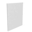 Milbank A-36P30 Back Panel Non UL Listed 36x30 Hinge Cover White Steel