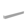 Milbank 88120-GSC3R-NK 8x120x8 Screw Cover Wireway Type 3R UL Listed Steel No Knockouts ANSI 61 Gray Quad D Knockout For Lock
