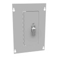 Milbank 812TSC Surface Mount Cover Type 1 8x12 Screw Cover ANSI 61 Gray Steel Hinged Door Key Locking Slam Latch