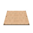 Milbank A-36P30W Back Panel Non UL Listed 36x30 Hinge And Screw Cover No Paint Wood Hole Pattern