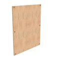 Milbank A-36P30W Back Panel Non UL Listed 36x30 Hinge And Screw Cover No Paint Wood Hole Pattern