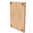 Milbank A-16P12W Back Panel Non UL Listed 16x12 Hinge And Screw Cover No Paint Wood Hole Pattern