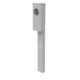 Milbank MPAP-200-MBLC-80 4 Terminal Ring Type Plain Top 1-200 Ampere Main Breaker 8 Branch Circuit Double Pedestal Direct Bury
