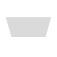 Milbank A-3030SBP Back Panel Non UL Listed 30x30 Small Hinge Cover White Steel