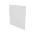 Milbank A-1818SBP Back Panel Non UL Listed 18x18 Small Hinge Cover White Steel