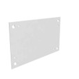 Milbank A-18P12 Back Panel Non UL Listed 18x12 Hinge Cover White Steel