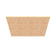 Milbank A-48P48W Back Panel Non UL Listed 48x48 Hinge And Screw Cover No Paint Wood Hole Pattern