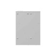 Milbank U2862-X-HSP 4 Terminal Ringless Large Closing Plate 2 Position 2-200 Ampere Main Breaker Provision Stainless Steel Hasp