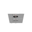 Milbank U2862-X-HSP 4 Terminal Ringless Large Closing Plate 2 Position 2-200 Ampere Main Breaker Provision Stainless Steel Hasp