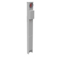 Milbank MPRV-100-20GR-78 4 Terminal Ring Type Plain Top 1-100 Ampere Main Breaker 520GR Single Pedestal Direct Bury
