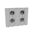 Milbank U2864-X-KK-PED 4 Terminal Ringless Large Closing Plate Horn Bypass 4 Position 4-200 Ampere Main Breaker Provision Pedestal Mount Provision
