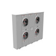 Milbank U2864-X-KK-PED 4 Terminal Ringless Large Closing Plate Horn Bypass 4 Position 4-200 Ampere Main Breaker Provision Pedestal Mount Provision