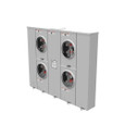 Milbank U2864-X-KK-PED 4 Terminal Ringless Large Closing Plate Horn Bypass 4 Position 4-200 Ampere Main Breaker Provision Pedestal Mount Provision