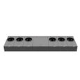 Milbank U1256-X-K2-CAPL 4 Terminal Ringless Large Closing Plate 6 Position Double Connector 6-350kcmil Carolina Power And Light