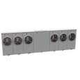 Milbank U1256-X-K2-CAPL 4 Terminal Ringless Large Closing Plate 6 Position Double Connector 6-350kcmil Carolina Power And Light