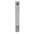 Milbank NU8980-O-200-KK-CECHA 4 Terminal Ringless Plain Top Horn Bypass 1-200 Ampere Main Breaker Single Pedestal Direct Bury Commonwealth Edison Chicago Housing Authority