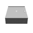Milbank CT364811-HC 36x48x11 Painted Steel Single Front Lift Off Hinged Cover 3 Point Latch Rack Provision