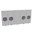 Milbank U2734-XT-K8 7 Terminal Ringless 2 Large Closing Plates Lever Bypass 4 Position Double Connector 4-600kcmil