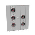 Milbank U2865-X 4 Terminal Ringless Large Closing Plate 5 Position 5-200 Ampere Main Breaker Provision
