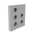 Milbank U2865-X 4 Terminal Ringless Large Closing Plate 5 Position 5-200 Ampere Main Breaker Provision