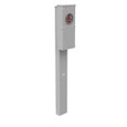 Milbank MPRV-100-MBLC-80 4 Terminal Ring Type Plain Top 1-100 Ampere Main Breaker 8 Branch Circuit Single Pedestal Direct Bury