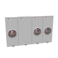 Milbank U2873-XT-HSP 5 Terminal Ringless 2 Large Closing Plates Lever Bypass 3 Position Stainless Steel Hasp