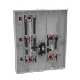 Milbank U2855-X 4 Terminal Ringless Large Closing Plate 5 Position 5-125 Ampere Main Breaker Provision