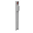 Milbank MPRV-50-78 4 Terminal Ring Type Plain Top 1450 Single Pedestal Direct Bury