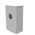 Milbank S4244-X 13 Terminal Ringless Large Closing Plate Test Switch Provision 20in-34in-12in Painted Steel Single Front Lift Off Cover Hasp Current Transformer Rack Installed
