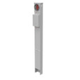 Milbank MPRV-503020GR-78 4 Terminal Ring Type Plain Top 1450 TT30 520GR Single Pedestal Direct Bury West