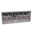 Milbank U2735-XT-K8 7 Terminal Ringless 2 Large Closing Plates Lever Bypass 5 Position Double Connector 4-600kcmil