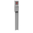 Milbank MPRVD-100-MB-78 4 Terminal Ring Type 78x8.97x8.16 Plain Top 2-100 Ampere Main Breaker Double Pedestal Direct Bury