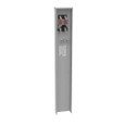 Milbank U3358-O-KK-ALT 4 Terminal Ringless Plain Top Horn Bypass Single Pedestal Direct Bury Alliant Energy