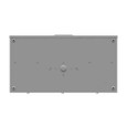 Milbank U1232-X-5T-K1 5 Terminal Ringless Large Closing Plate 2 Position Double Connector 6-350kcmil