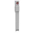 Milbank MPRVD-503020GR-78 4 Terminal Ring Type Plain Top 1450 TT30 520GR Double Pedestal Direct Bury MH-RV