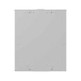 Milbank U2855-X-KK-PED 4 Terminal Ringless Large Closing Plate Horn Bypass 5 Position 5-125 Ampere Main Breaker Provision Pedestal Mount Provision