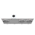 Milbank U1233-RRL-KK-K1 4 Terminal Ringless Large Hub Open Adapt To Small Hub Open Horn Bypass 3 Position Single Connector 6-350kcmil 150 Ampere