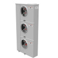 Milbank U2853-X-HSP 4 Terminal Ringless Large Closing Plate 3 Position 3-125 Ampere Main Breaker Provision Stainless Steel Hasp