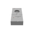 Milbank U3791N-RXL-200-5T9 5 Terminal Ringless Large Hub Open Adapt To Small Closing Plate Lever Bypass 1-200 Ampere Main Breaker 5th Terminal 9 Oclock Position