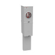 Milbank U4323-O-BL 4 Terminal Ringless Plain Top Lever Bypass 2-main Breaker Provision 9-16 In Barrel Lock With Bracket Provision Double Pedestal Direct Bury