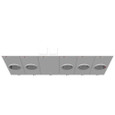 Milbank U2875-XT-HSP 5 Terminal Ringless 2 Large Closing Plates Lever Bypass 5 Position Stainless Steel Hasp