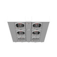 Milbank U2856-X 4 Terminal Ringless Large Closing Plate 6 Position 6-125 Ampere Main Breaker Provision