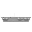 Milbank U1253-X-QG-KK-K3 4 Terminal Ringless Large Closing Plate Quadplex Ground Horn Bypass 3 Position Single Connector 4-600kcmil
