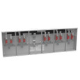 Milbank U3525-XL-K2 4 Terminal Ring Type Small Closing Plate 5 Position Double Connector 6-350kcmil
