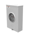 Milbank U1854-XL-QG-BLG-LIS 7 Terminal Ringless Small Closing Plate Quadplex Ground Lever Bypass 7-8 In Barrel Lock Ground With Bracket Provision Long Island Lighting Company