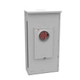 Milbank U4808-X-21-BLG 13 Terminal Ringless Large Closing Plate Test Switch Prewired 200-400 Ampere Painted Steel Single Front Piano Hinge Cover Hasp Current Transformer Mounting Included 120-208 Volt